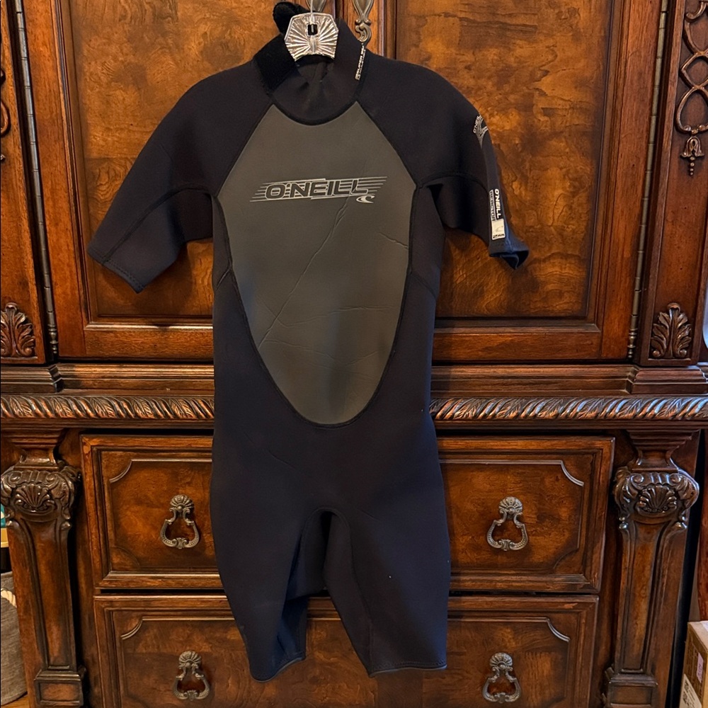 O'Neill Black Short Sleeve Surf Suit